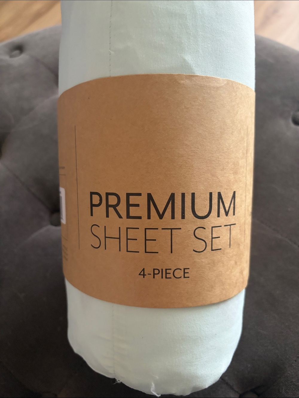 Home Collection Mint Green 4-Piece Sheet Set size full